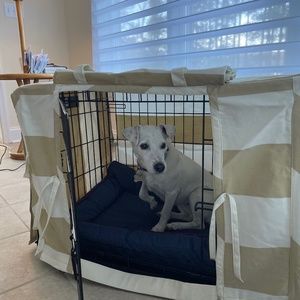 Custom Luxury Crate Cover for Dogs